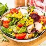 BBQ Chicken Salade Recept