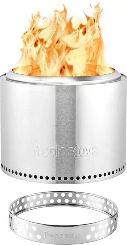 solo stove ranger rookloze vuurkorf met standaard zorgt voor een volledige